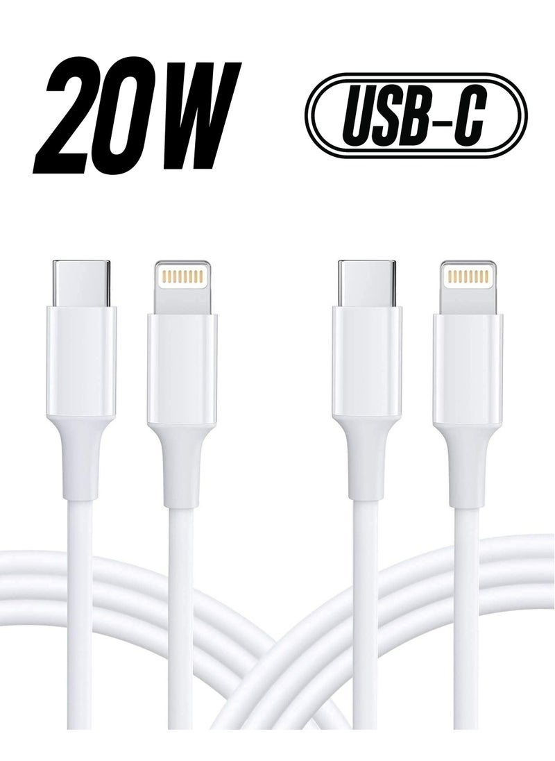ELTRAZONE - USB TYPE C CHARGING CABLE (IPhone 13 Charger Cable [MFi Certified] USB C to Lightning Fast Charging Cable Compatible for iPhone 13 Pro/13 Pro Max/13/13 mini, ipad 9, 12 mini/12 Pro Max -White 1M) - Image 1