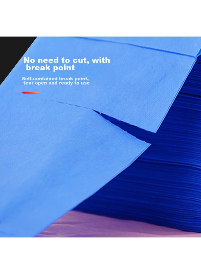 Jajalin Disposable Bed Sheet, Waterproof And Oil-proof, For Travel, 120*200cm, For Beauty Salons And Massages, Non-woven Fabric Care Pad, Blue, 5 Pieces - Image 5