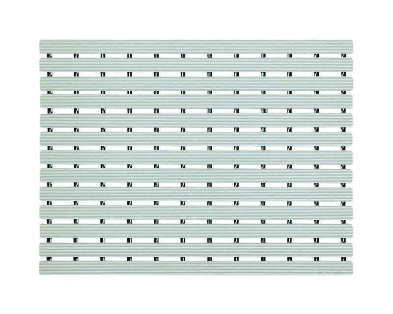 Eurotex Non Slip Plastic Shower Bath Mat for Walk in Showers Kitchens Laundry Room Indoor Outdoor, Grey, 24x18 inches - Image 5
