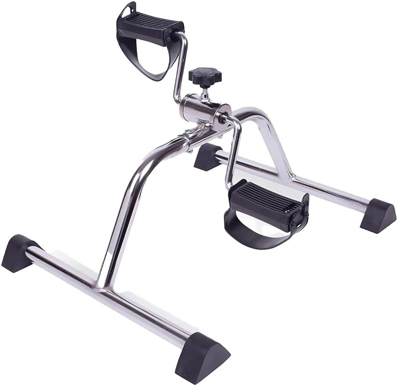 careX Carex Under Desk Pedal Exerciser Compact Exercise Equipment for Arms and Legs Great for Elderly Seniors Disabled or Office Use