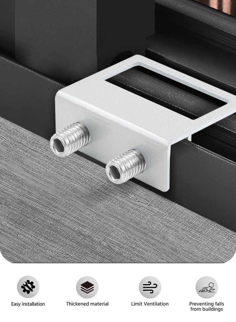 3Pcs Anti-Theft Security Lock For Children's Boors And Windows, Portable, Non-Slip, Adjustable, With 3 Keys, Suitable For Sliding Windows, Sliding Boors, Can Be Used For Terrace Bedrooms, Home, Office, Travel,Bathroom - Image 2