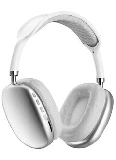 P9 Immersive Active Noise Cancelling Over-Ear Headphones, Epitome of Cutting-Edge Design and Premium Sound Quality. Elevate Your Listening Experience, Fusion of Style and Comfort (White)