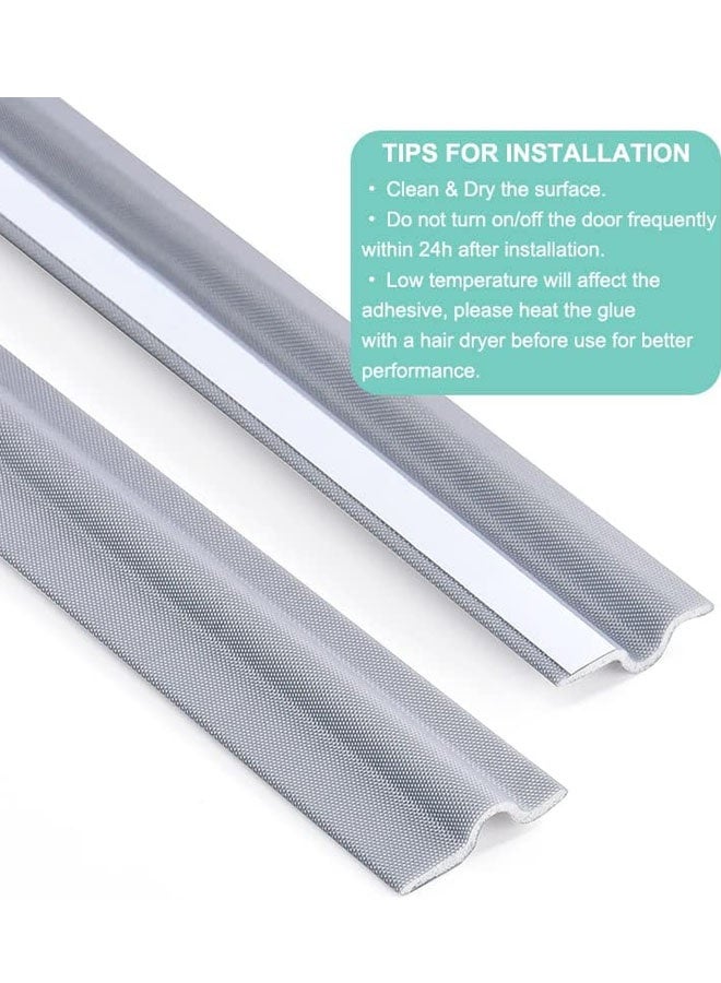 Window sealing strip,Self-adhesive window sealstrips, soundproof windproof insect proofnylon cloth foam door seal strips, sliding - Image 4