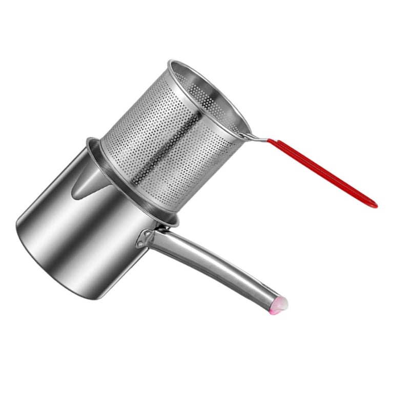 Stainless Steel Deep Fryer Pot with Basket Oil Strainer for Home and Commercial Kitchen - Image 2