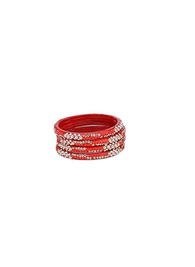 AFAST Modern & Elegant Bangles/Kada for Women & Girls | Combo of 2 Stylish Sets | Perfect for Wedding, Festivals, Parties & Functions | Red - Image 2
