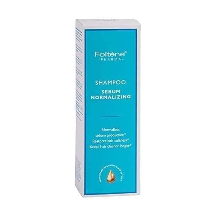 Foltene Sebum Clarifying Shampoo for Oily Hair - Normalizing Oily Scalp Shampoo with Vitamin B6, Biotin, Sage - Removes Excess Oil, Refreshes Scalp, Cleans Hair - 6.8 Fl oz - Image 2