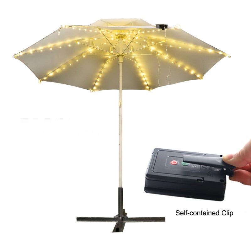 LED Parasol Lights LED Leather String Lights Holiday Decoration Colorful Lights Tent Light String - Image 4