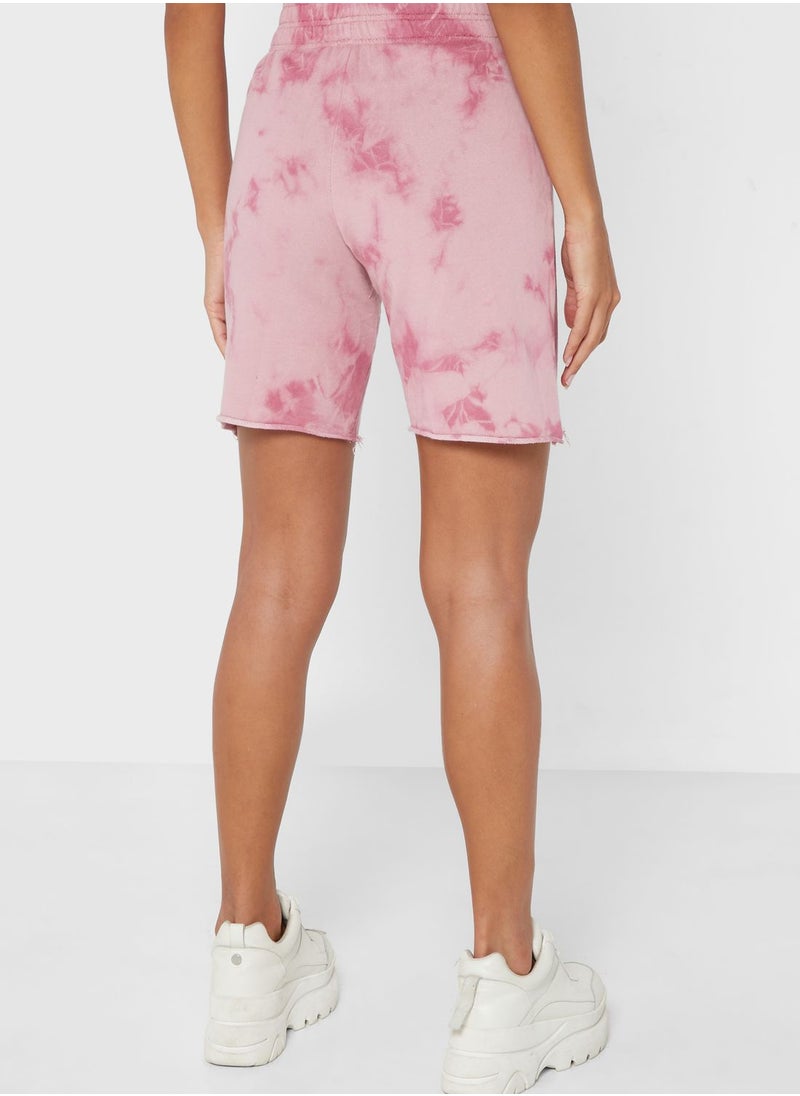 PUBLIC DESIRE - Tie Dye High Waist Shorts - Image 1