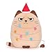 AGIFTMIND 12 inch Christmas Cat Stuffed Animals Funny Xmas Plush Pillow Holiday Decoration Gifts for Cat Mom Lovers Beige - Image 2