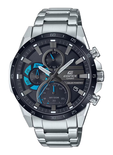 Edifice Solar Powered Chronograph Stainless Steel Men's Watch EQS-940DB-1BV