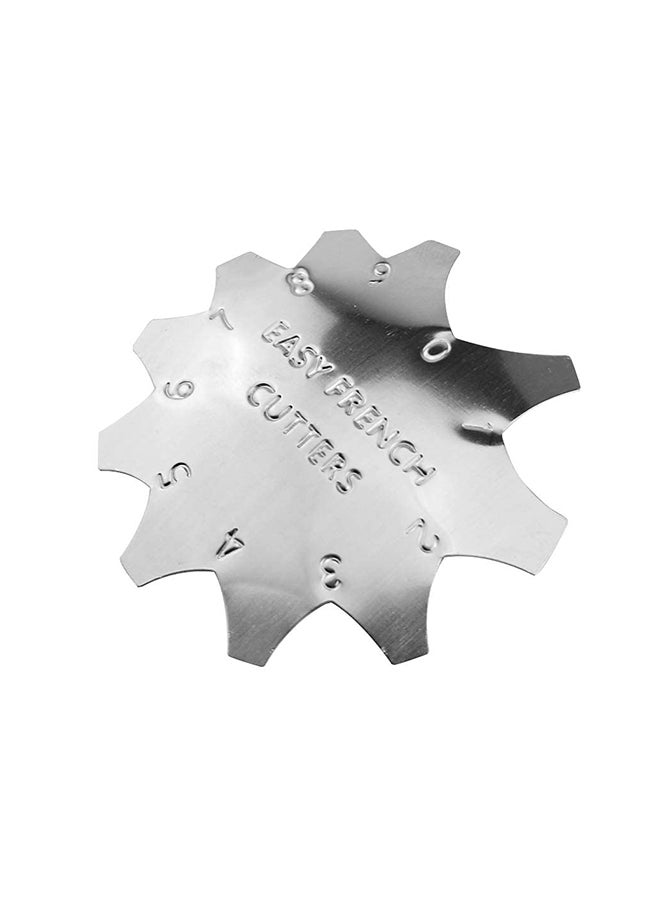 brunson أداة قص الأظافر الفرنسية مجموعة أدوات جل الأكريليك حجم نصائح مانيكير حافة فن الأظافر FNCS#D - Image 1