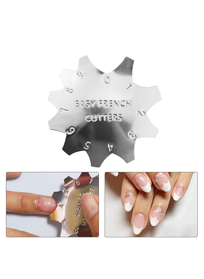 brunson أداة قص الأظافر الفرنسية مجموعة أدوات جل الأكريليك حجم نصائح مانيكير حافة فن الأظافر FNCS#D - Image 3