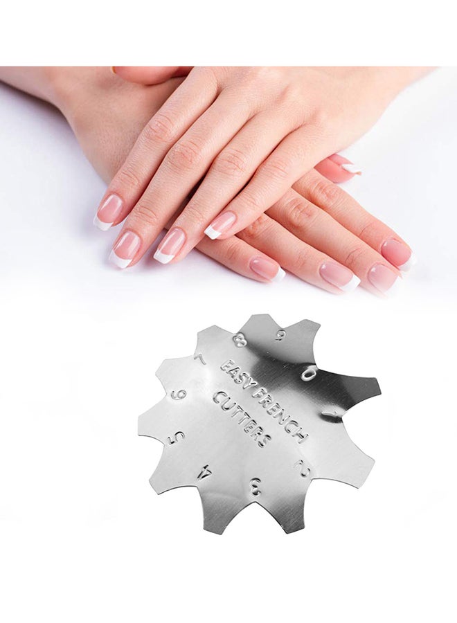 brunson أداة قص الأظافر الفرنسية مجموعة أدوات جل الأكريليك حجم نصائح مانيكير حافة فن الأظافر FNCS#D - Image 4