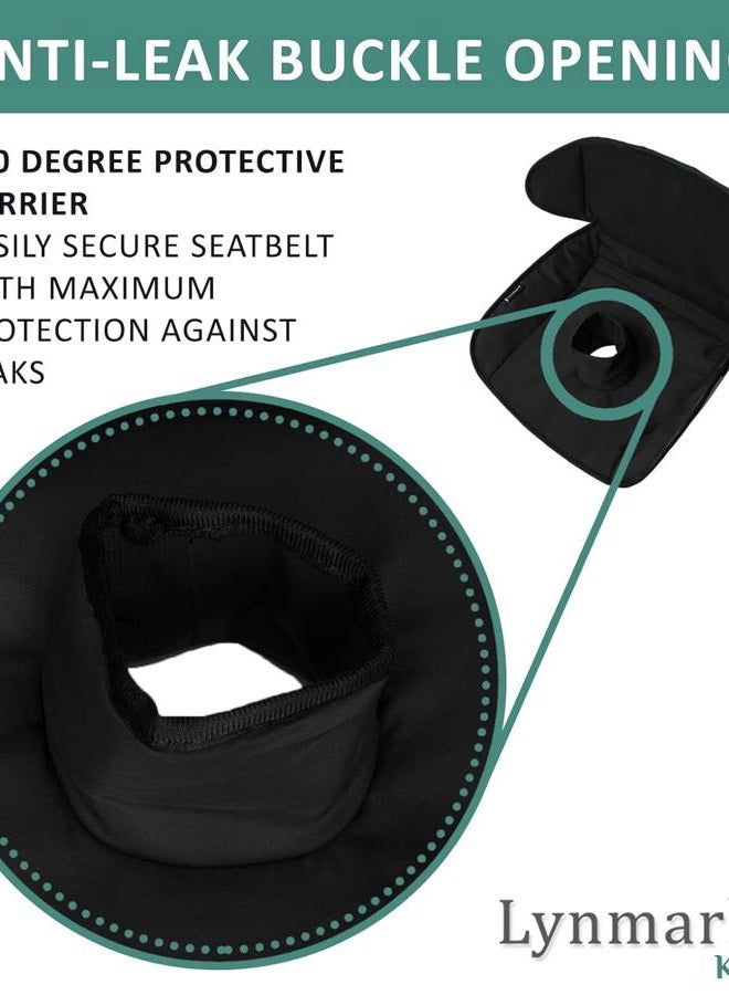 Lynmark Car Seat Protector for Potty Training | Travel potty Cover from Spillages, Nappy Leaks & Toilet training| Piddle Pad fits all carseat & buggy, age: 6m-4 years old |Keeps seat Clean & dry! Black - Image 4