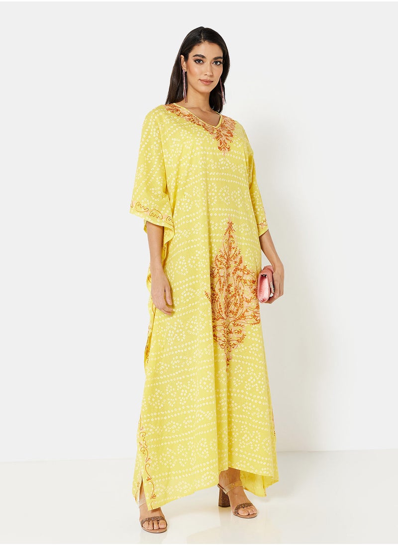ARABIAN CLOSET EMBROIDERED KAFTAN  - Image 4