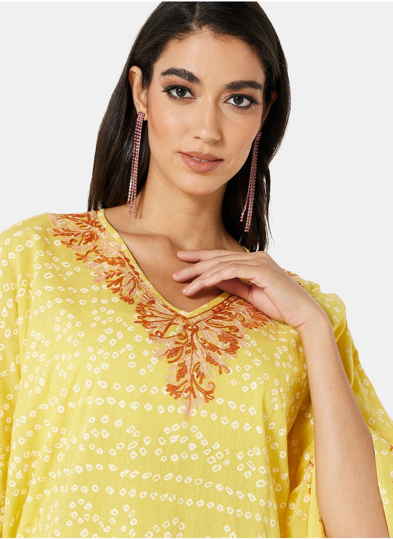 ARABIAN CLOSET EMBROIDERED KAFTAN  - Image 3
