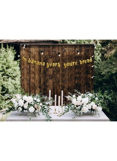 Sterling James Co. In Banana Years You’Re Bread Gold Glitter Banner Funny Birthday And Retirement Party Supplies Ideas Gifts And Decorations  - Image 3