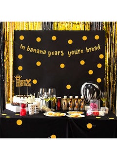 Sterling James Co. In Banana Years You’Re Bread Gold Glitter Banner Funny Birthday And Retirement Party Supplies Ideas Gifts And Decorations  - Image 5