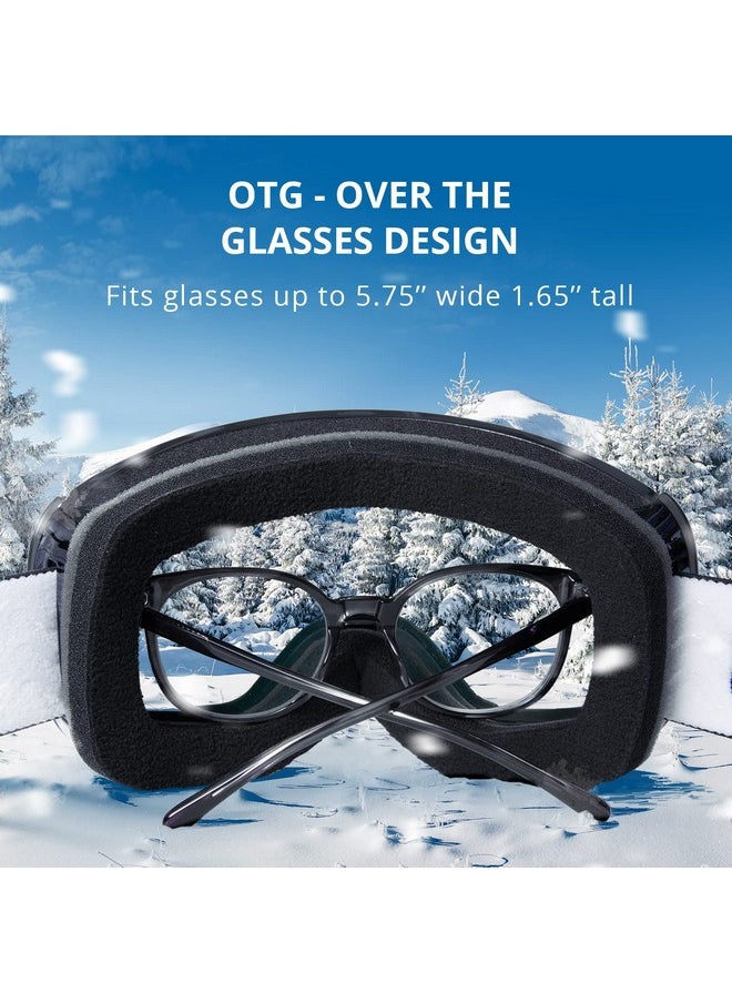Akaso - Otg Ski Goggles, Snowboard Goggles, Magpro Magnetic Interchangeable Lenses, Antifog, 100% Uv Protection, Helmet Compatible, Snow Goggles For Men & Women - Image 1