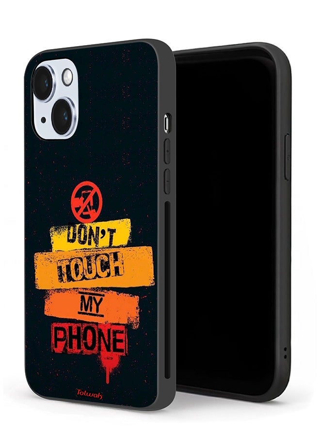 Tolwak Apple iPhone 14 Plus Protective Case Do Not Touch My Phone - Image 1