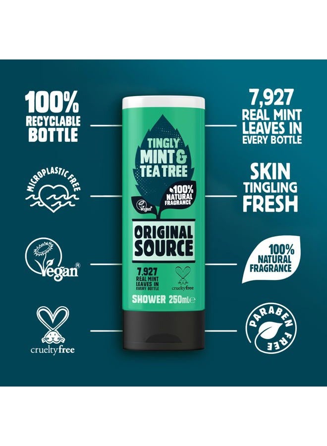 Original Source Shower Gel (Mint & Tea Tree) 250ml - Image 2