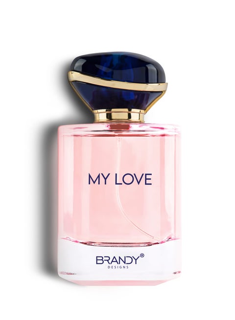 My Love Eau de Parfum 100ml for Women Floral Vanilla Musk Perfume with Orange Blossom, Tuberose and Jasmine