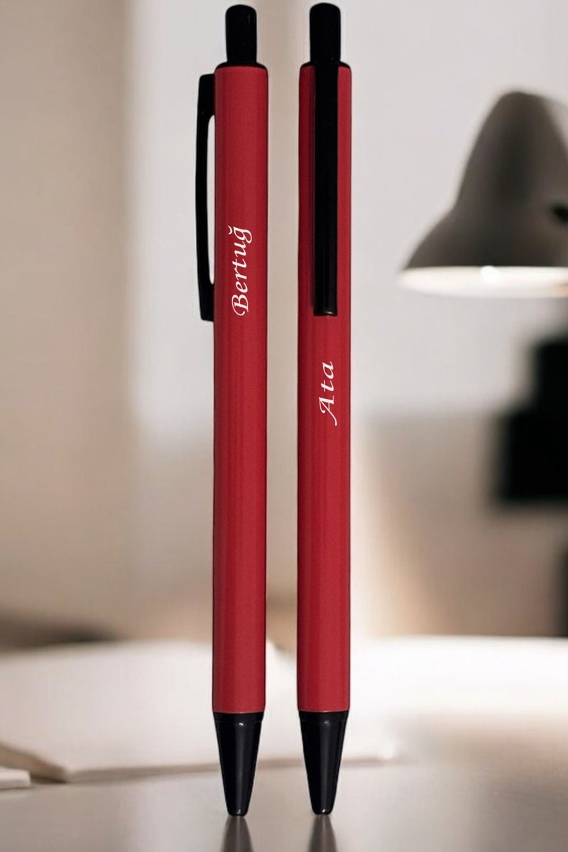 Tusah Metal Ballpoint Pen Set of 5 Personalized  - Image 4