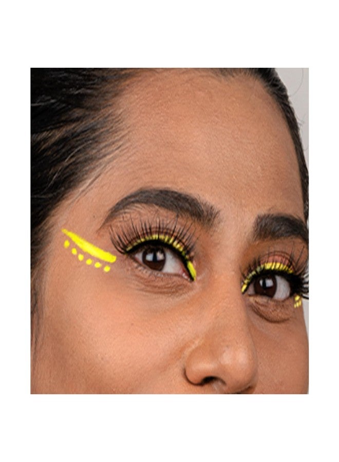BOBI Matte Liquid Eyeliner | Smudge-proof | Water-Resistant | Up to 24 Hours, 100% Vegan, Cruelty-Free, Eye Liner for Women & Girls, Colourful Eyeliner- Yellow Neon - Image 4