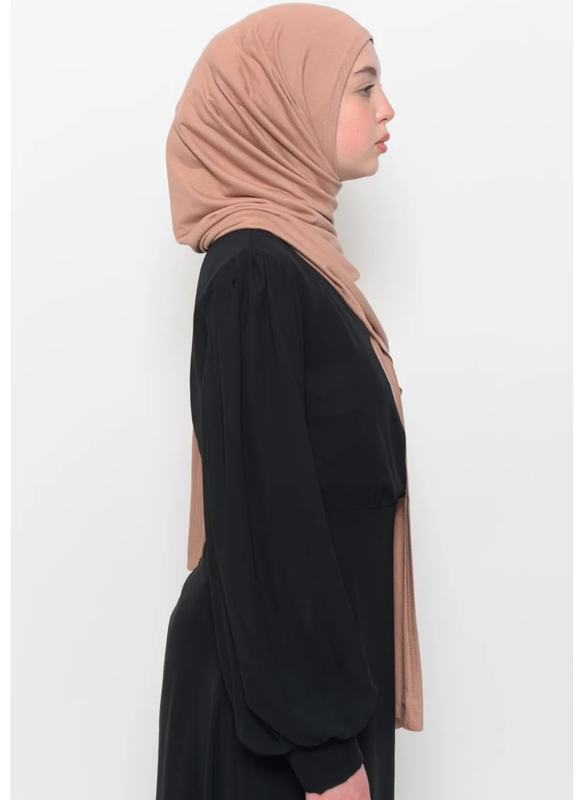 التوبة Ready Practical Interlocking Luxury Organic Plain Combed Cotton Shawl Aligned-Beige
