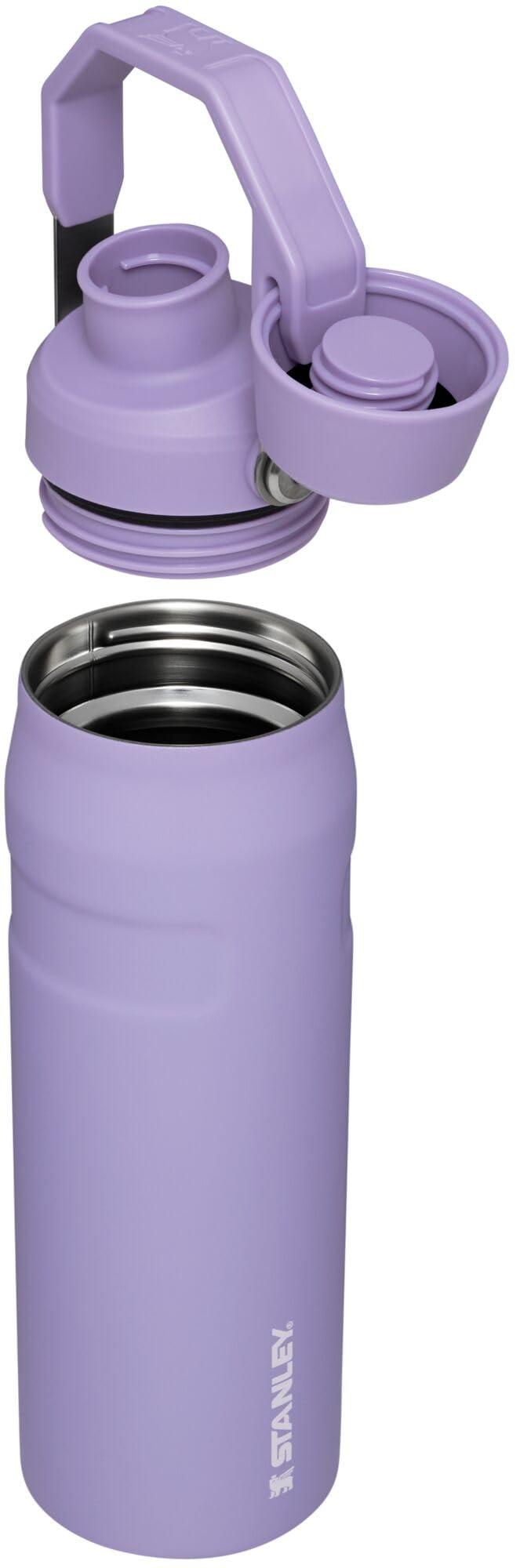Stanley IceFlow Fast Flow Water Bottle 24 OZ | Angled Spout Lid | Lightweight & Leakproof for Travel & Gym | Insulated Stainless Steel | BPA-Free | Lavender - Image 2