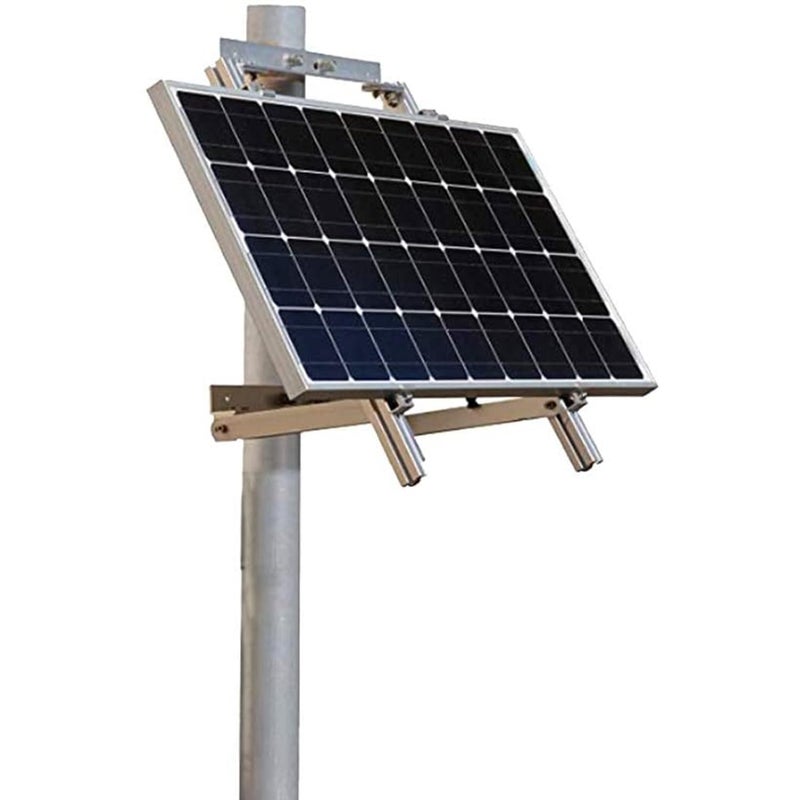 Renogy Solar Panel Side of Pole Mount for 50W/100W Solar Panel (Mount only) for Flat Surface Off-Grid Systems, and Panels Up to 100W - Image 2