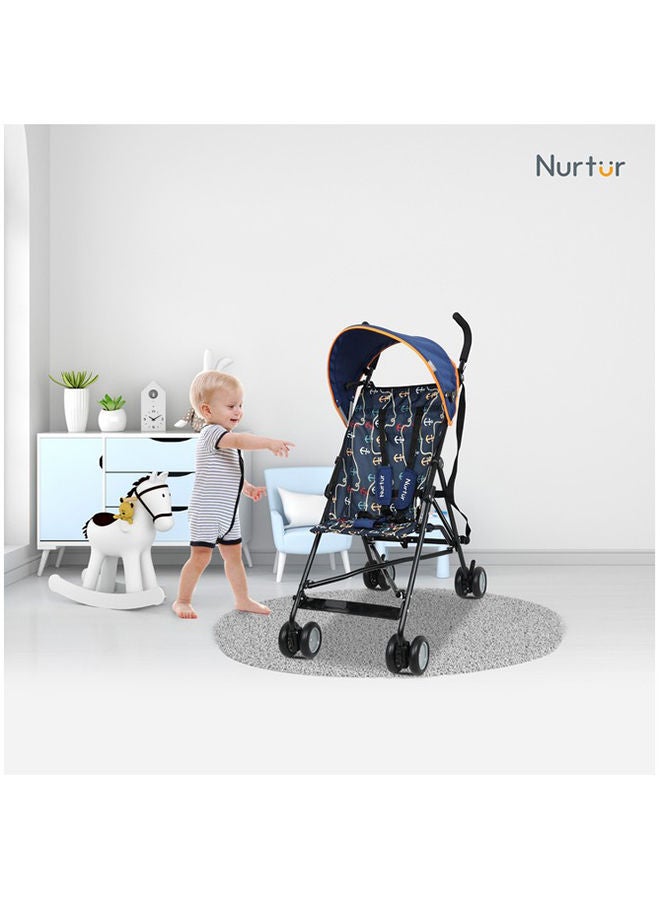 Nurtur Rex Buggy Stroller Multicolor Lightweight Stroller with Compact Fold Canopy Shoulder Strap 6 to 36 monthsMulticolor Official Nurtur Product - Image 5