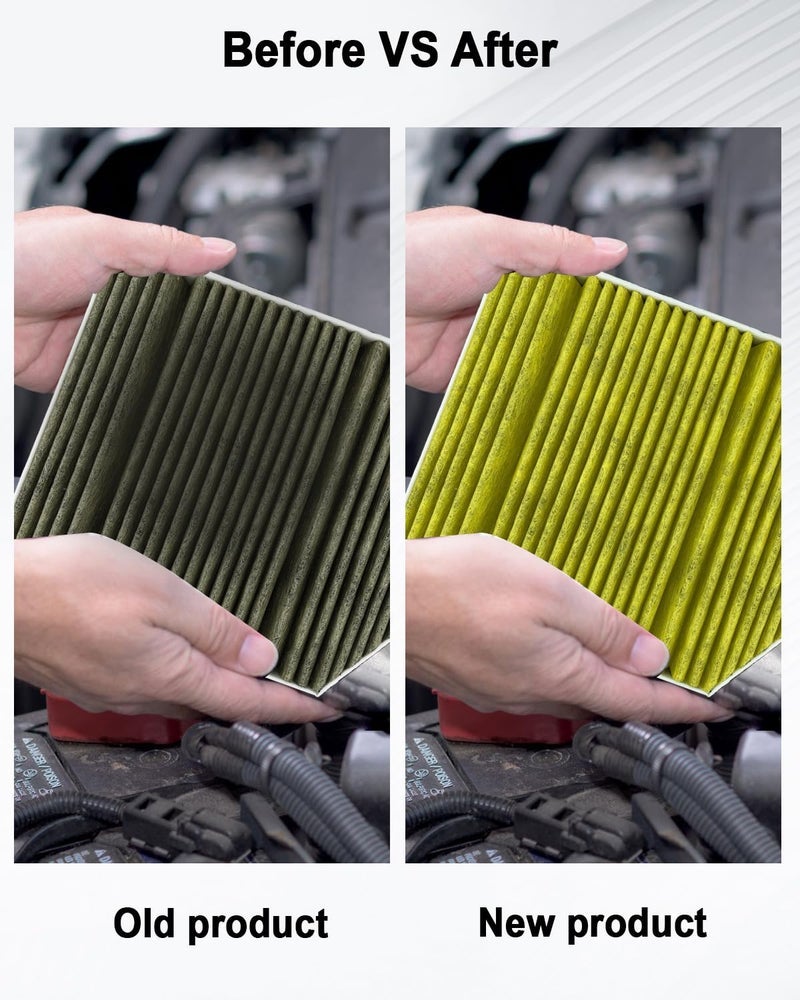 ULZOZN Cabin Air Filter kit Fit for Mercedes 2020-2023 Maybach 2021-2024 Replace A1678350400 A1678350400, Interior FilterUnder Hood Dust Filter - Image 4