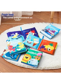 Generic Baby Cloth Book Children's Early Education Enlightenment Cognition Baby Cloth Book Tear Not Ripe Sound Paper Educational Toys-Color:Dinosaurs  - Image 4