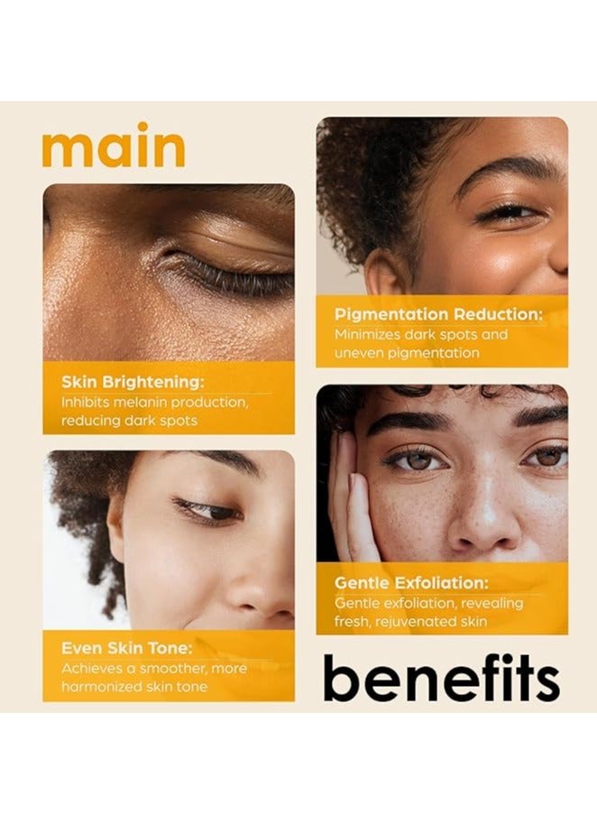 حمض الكوجيك صابون كوجيك، مزيل البقع الداكنة بحمض كوجيك، صابون طبيعي بالكركم مع فيتامين C، ريتينو، كولاجين لتفتيح فرط التصبغ - مركب ياباني أصلي مضاف له حمض الهيالورونيك، فيتامين E، زبدة الشيا وزيت الزيتون كاستيل للحصول على لون بشرة موحد وأكثر إشراقًا، للوجه والجسم (عبوتان)  - Image 5