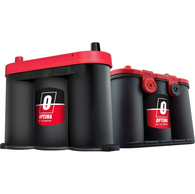 OPTIMA بطاريات أوبتيما عالية الأداء 6 فولت ريد توب بطارية AGM مغلقة للسيارات والشاحنات وSUV، 800 CCA، طرف SAE، خالية من الصيانة، تركيب متعدد الاستخدامات، 6 فولت - Image 4