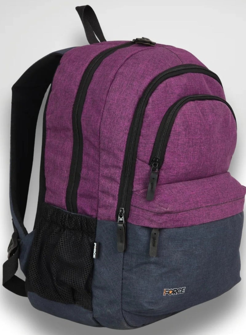 Force Laptop Backpack 15.6" - Advanced Basic -| purple-Black| waterproof | - Image 2