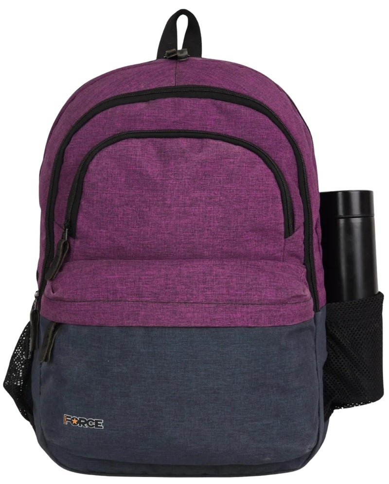 Force Laptop Backpack 15.6" - Advanced Basic -| purple-Black| waterproof | - Image 1