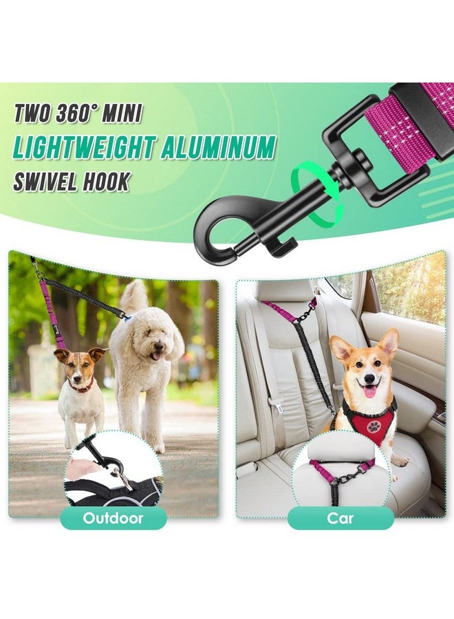 AUTOWT Two Dog Lead, 2 in 1 Upgraded Double Dog Leash Attachment Combine Adjustable Strap and Shock Absorbing Bungee No Tangle Dual Training Splitter for Different Size Dogs - Image 4