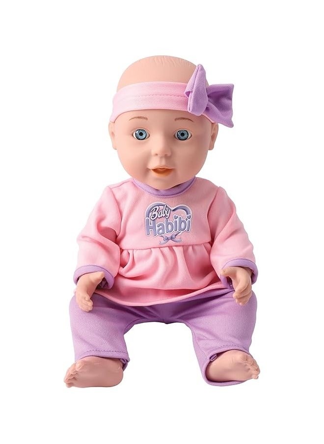 Baby Habibi - بيبي حبيبي - مجموعة لعب دمية بيبي 12 بوصة (نشط) - Image 1
