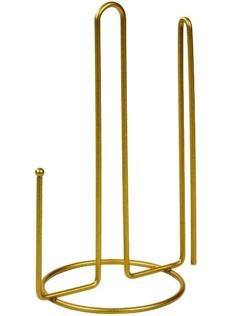 Edora Home - Gold Paper Roll Towel Holder with Separators - Metal Stainless - Image 1