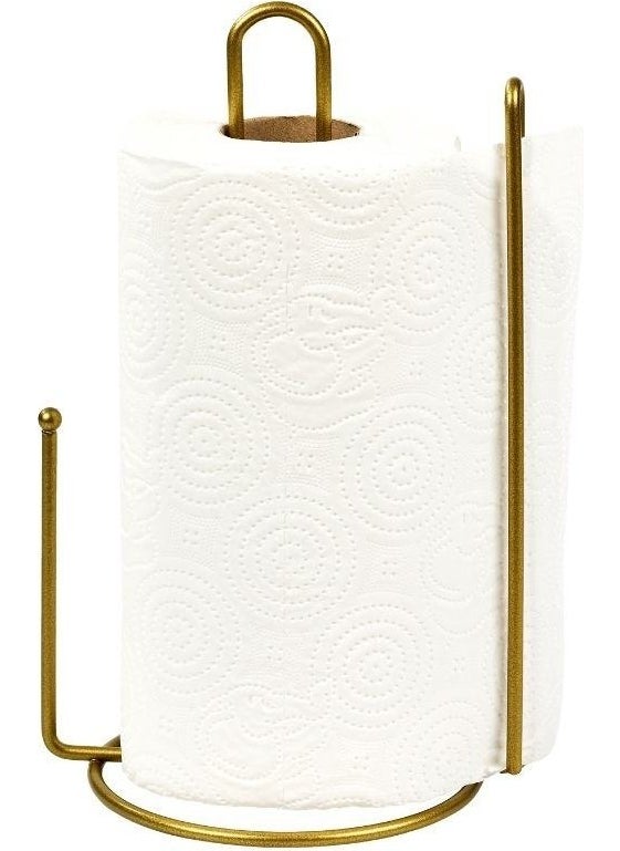 Edora Home - Gold Paper Roll Towel Holder with Separators - Metal Stainless - Image 1