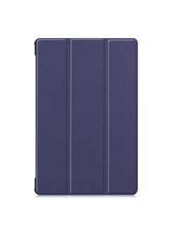 For Galaxy Tab A8 10.5-Inch 2022 (SM-X200/X205/X207), Protective Stand Case Hard Shell Cover for 8.7 Inch Samsung Tab A7 Lite Tablet - BLUE With 2 FREE Screen Protectors