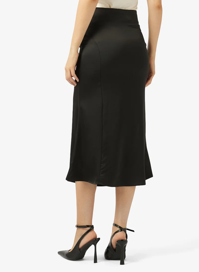 Ella  Draped Column Skirt for Women | Best Price UAE
