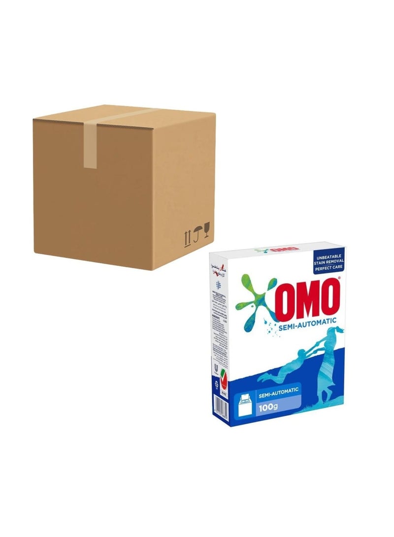 أومو مسحوق غسيل الملابس بالرائحة الاصلية 100 جرام * 72 عبوة