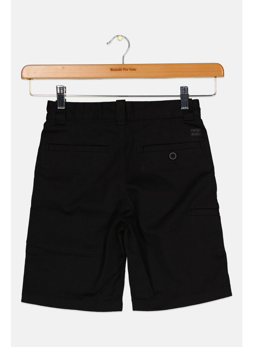 Billabong - Kids Boy Sportswear Fit Plain Basic Short, Black - Image 1
