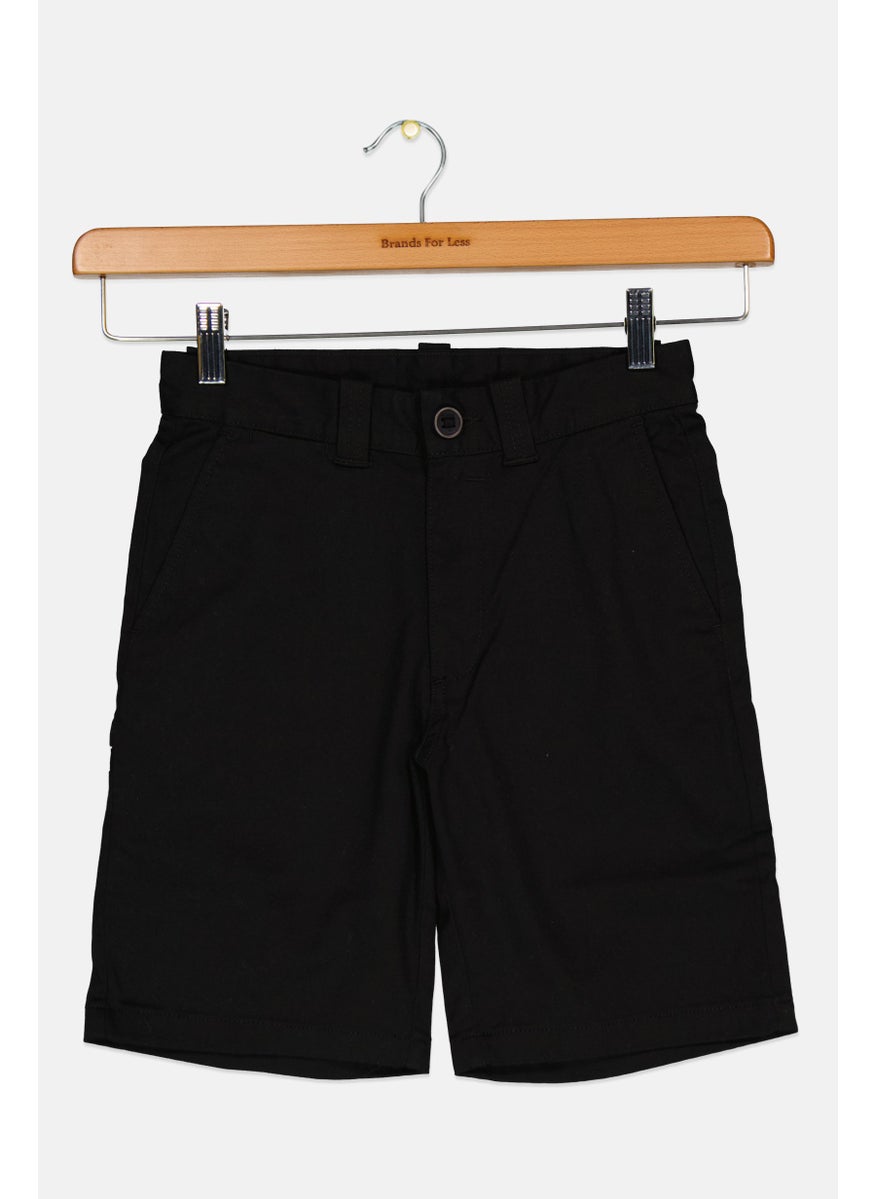 Billabong - Kids Boy Sportswear Fit Plain Basic Short, Black - Image 1