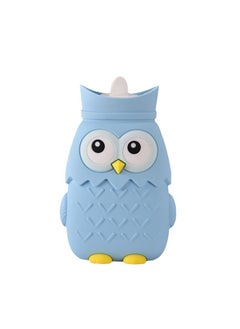 Microwave Silicone Hand Warmer Hot Water Bag Owl blue