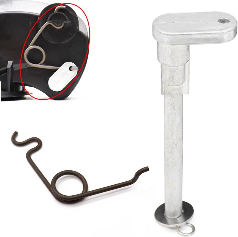Txouoxt Fuel Door Hinge Pin With Gas Door Spring for 2015-2020 F150 Loose Gas Cap Permanent Repair Fix Shop & home all-space compatible - Image 1
