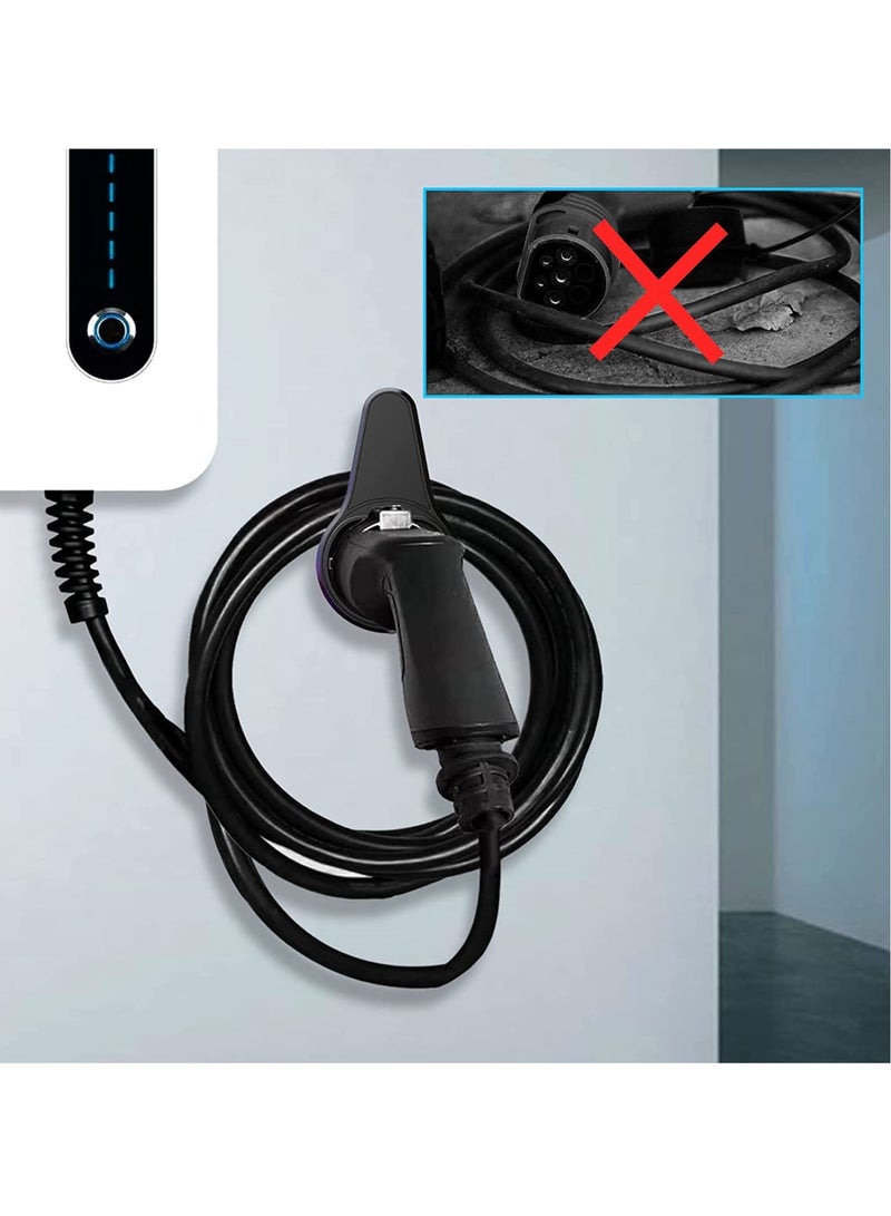 Excefore Charger Charging Cable Organizer, Charger Slot for Tesla Motors Wall Mount Connector Bracket Adapter, Fit Model S Model X Model 3 Model Y - Image 2